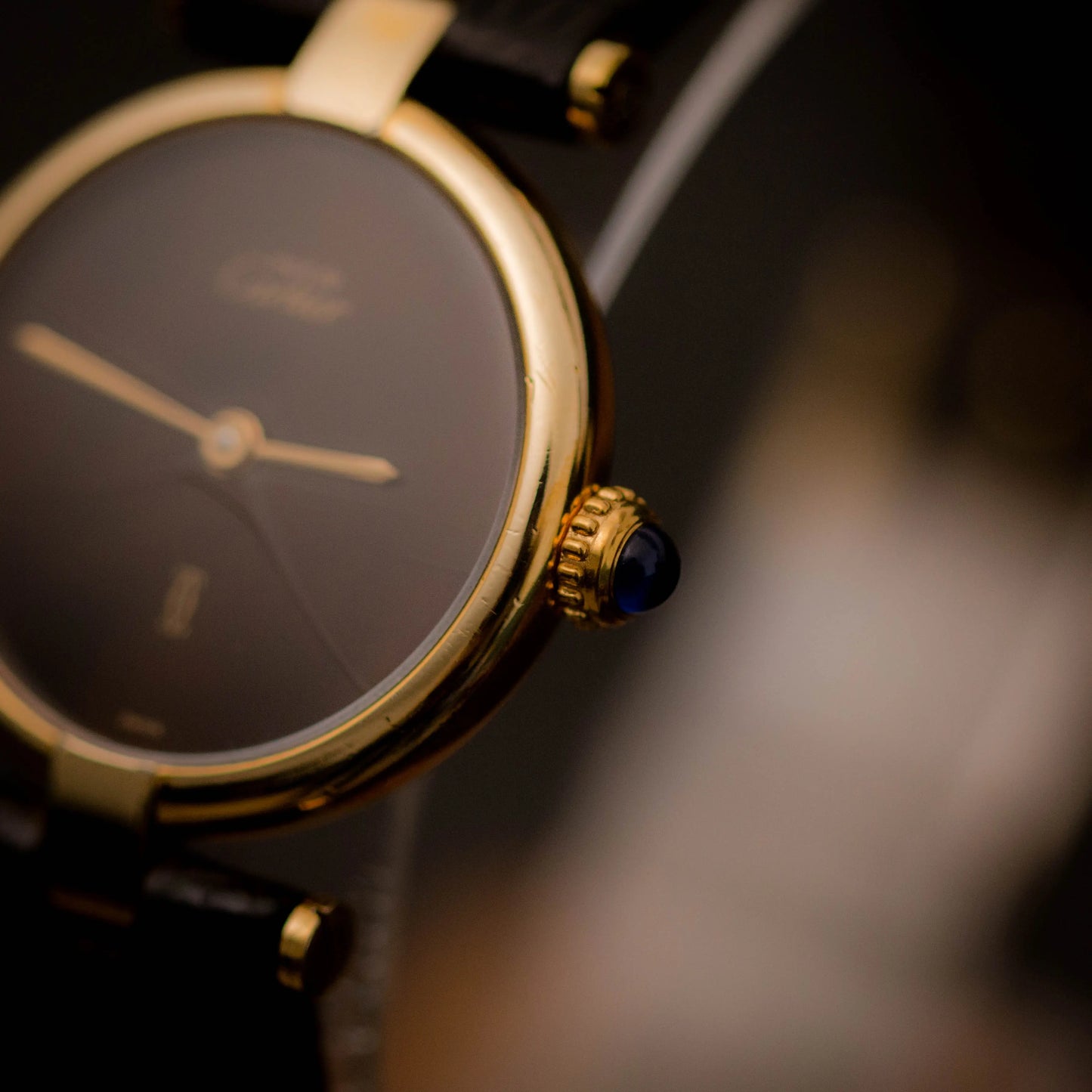 CARTIER Must De Vendôme 18 Brown Dial CARTIER