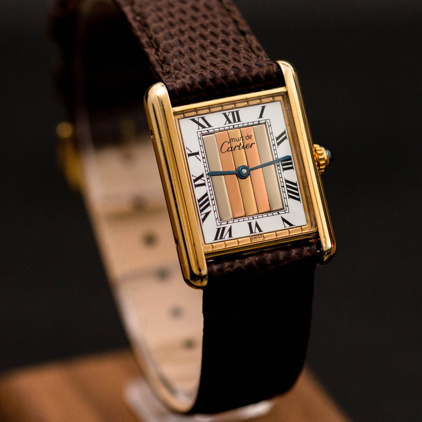 CARTIER Must Tank Trinity Dial - Full Set CARTIER