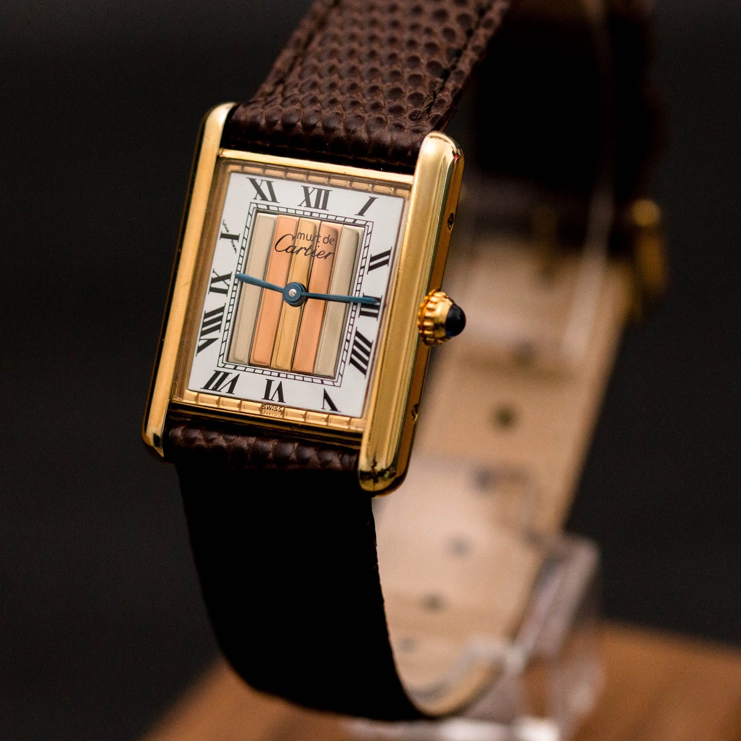 CARTIER Must Tank Trinity Dial - Full Set CARTIER