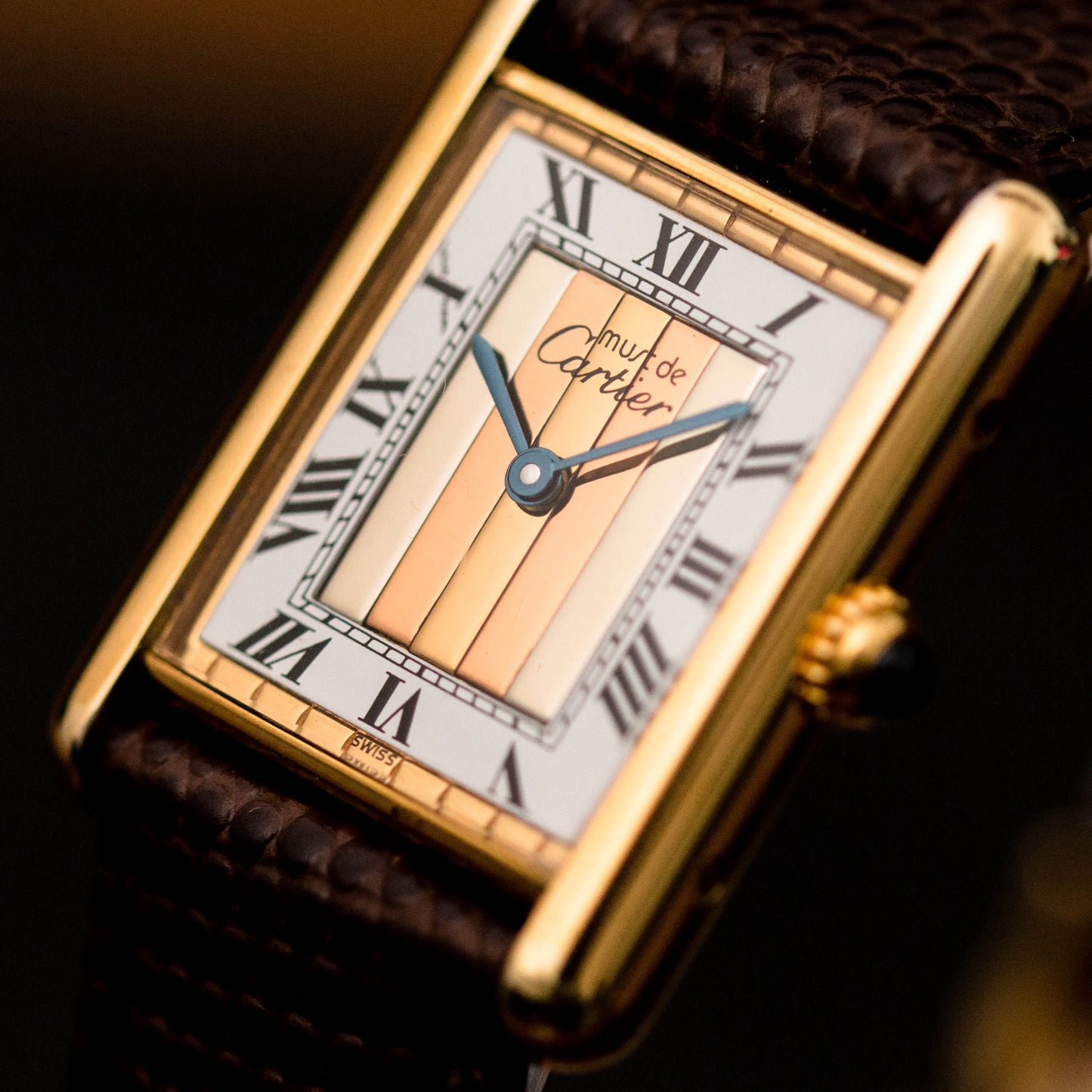 CARTIER Must Tank Trinity Dial - Full Set CARTIER