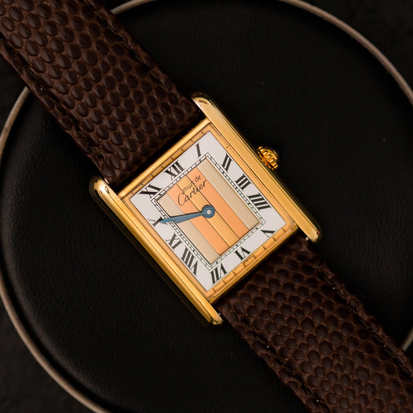 CARTIER Must Tank Trinity Dial - Full Set CARTIER