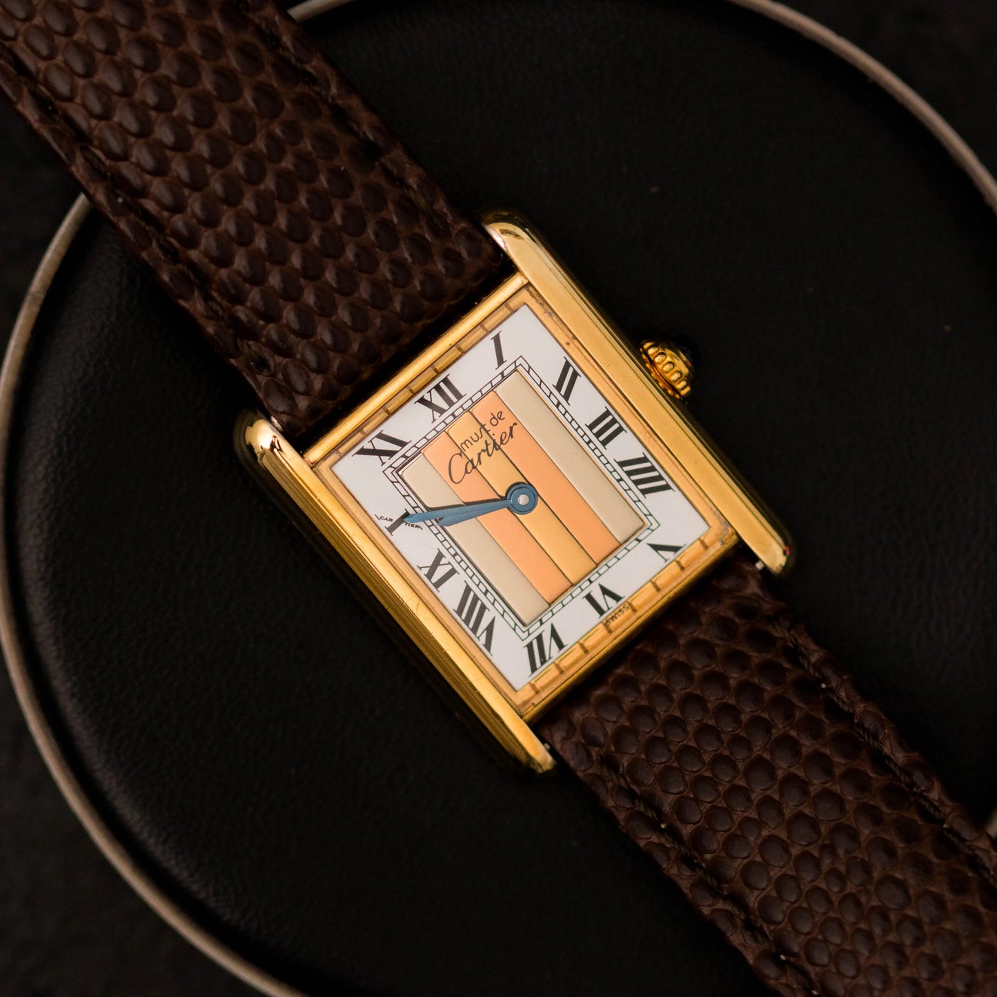 CARTIER Must Tank Trinity Dial - Full Set CARTIER