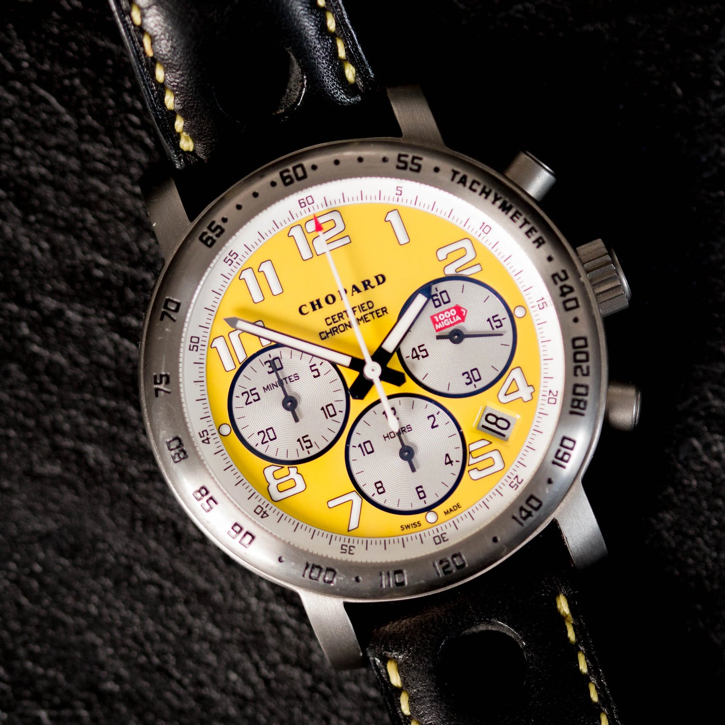 CHOPARD Mille Miglia Titanium Yellow Speed - Edition Limitée - Full Set CHOPARD