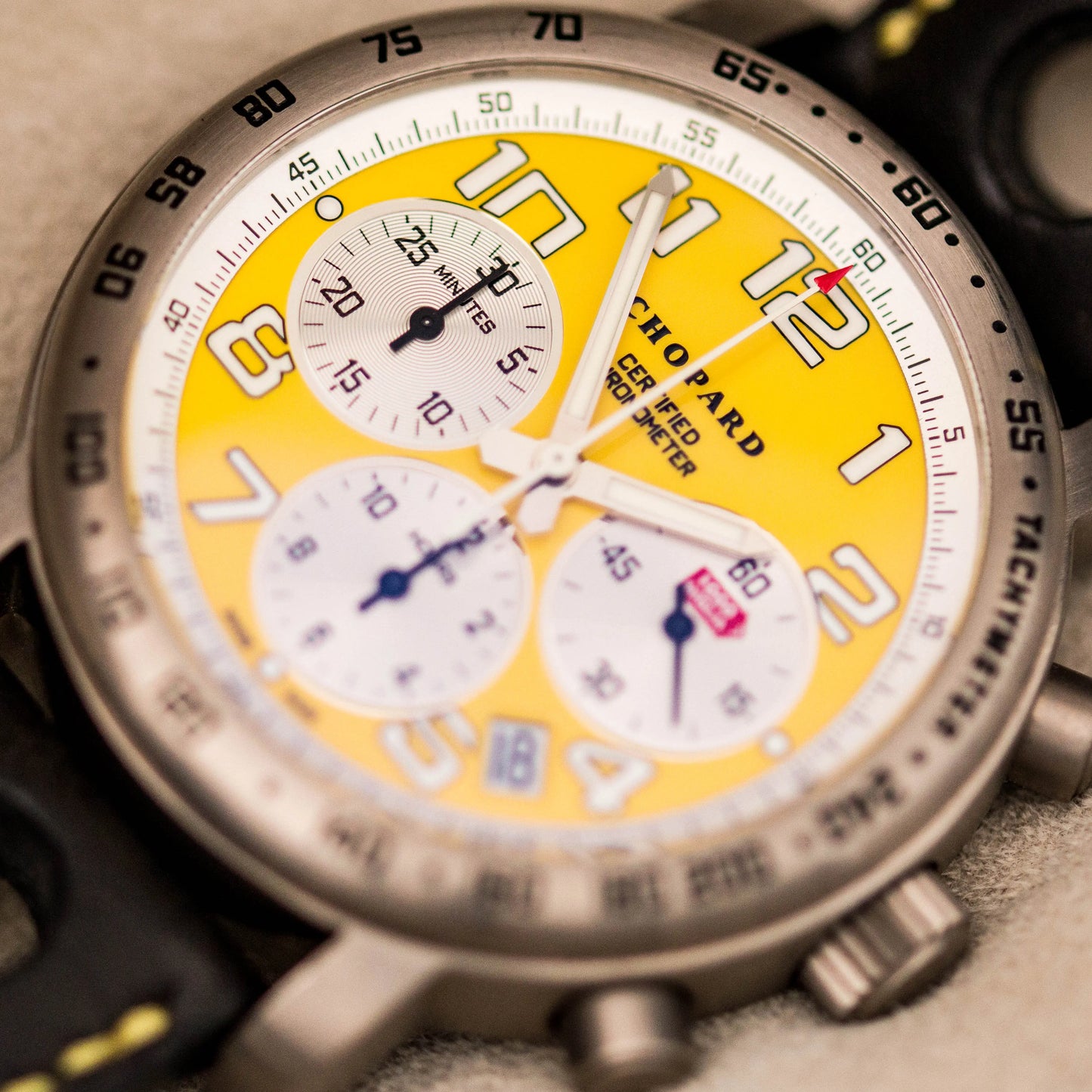 CHOPARD Mille Miglia Titanium Yellow Speed - Edition Limitée - Full Set CHOPARD
