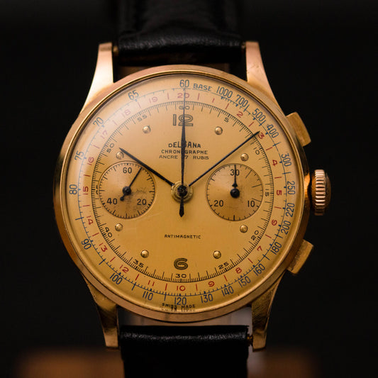 DELBANA Chronographe Or 18K DELBANA