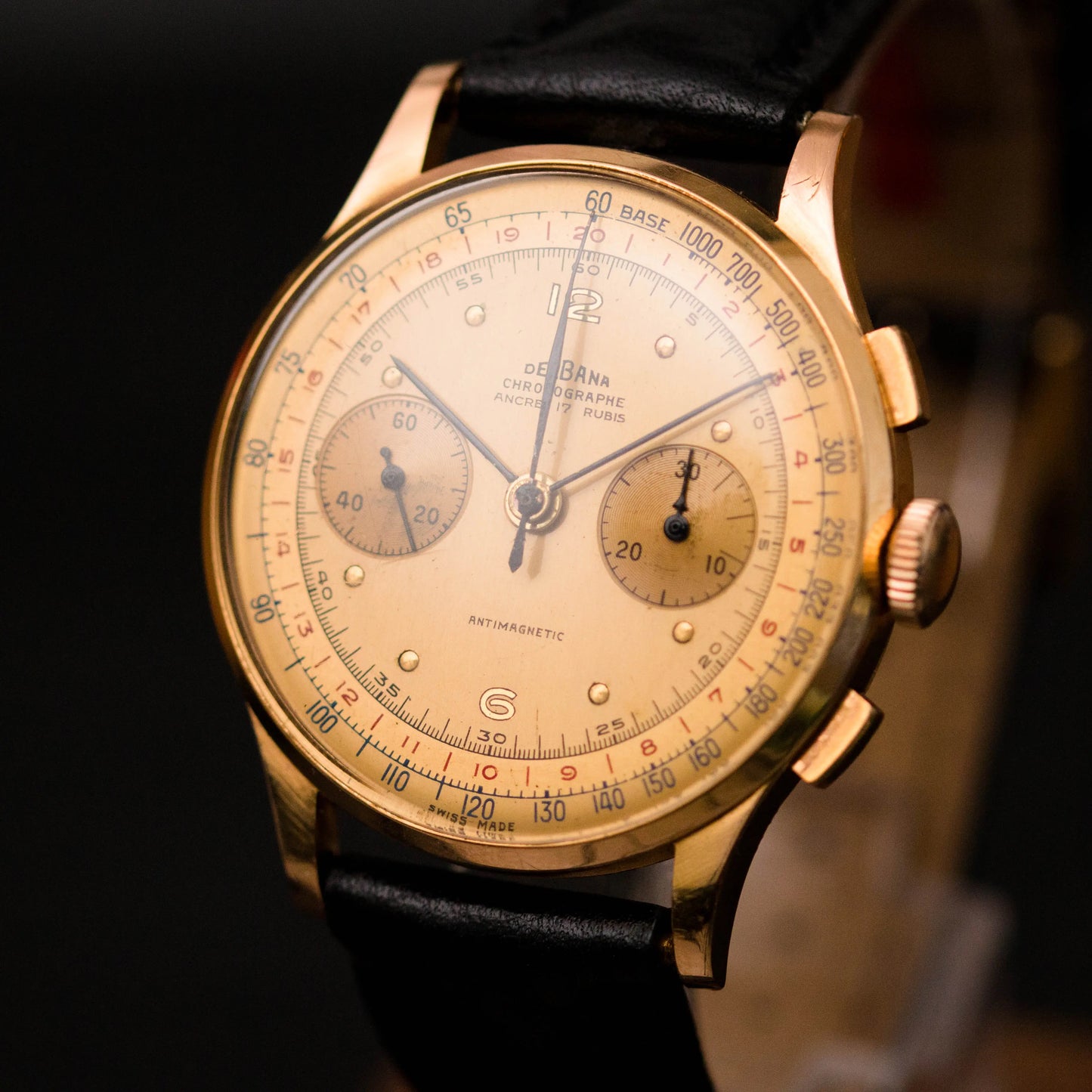 DELBANA Chronographe Or 18K DELBANA