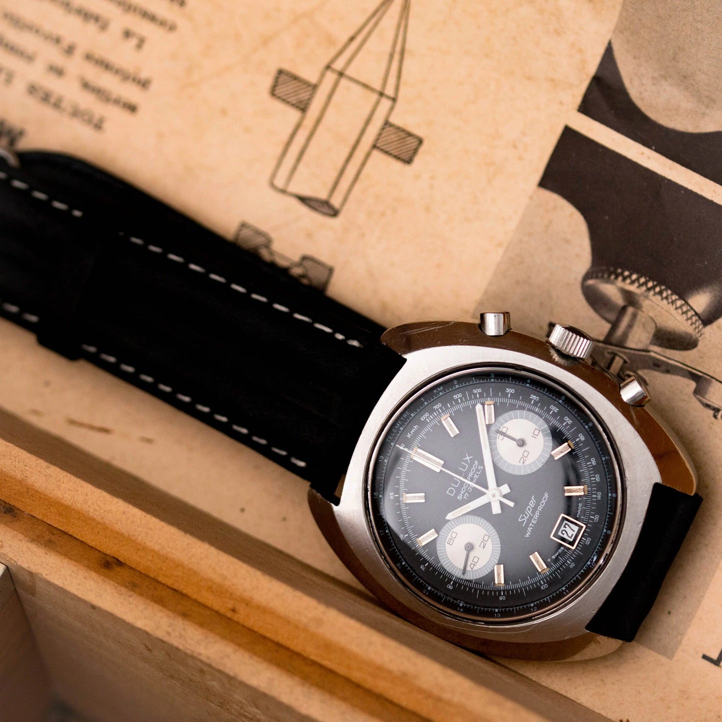 DULUX Chronographe Valjoux 7734 DULUX