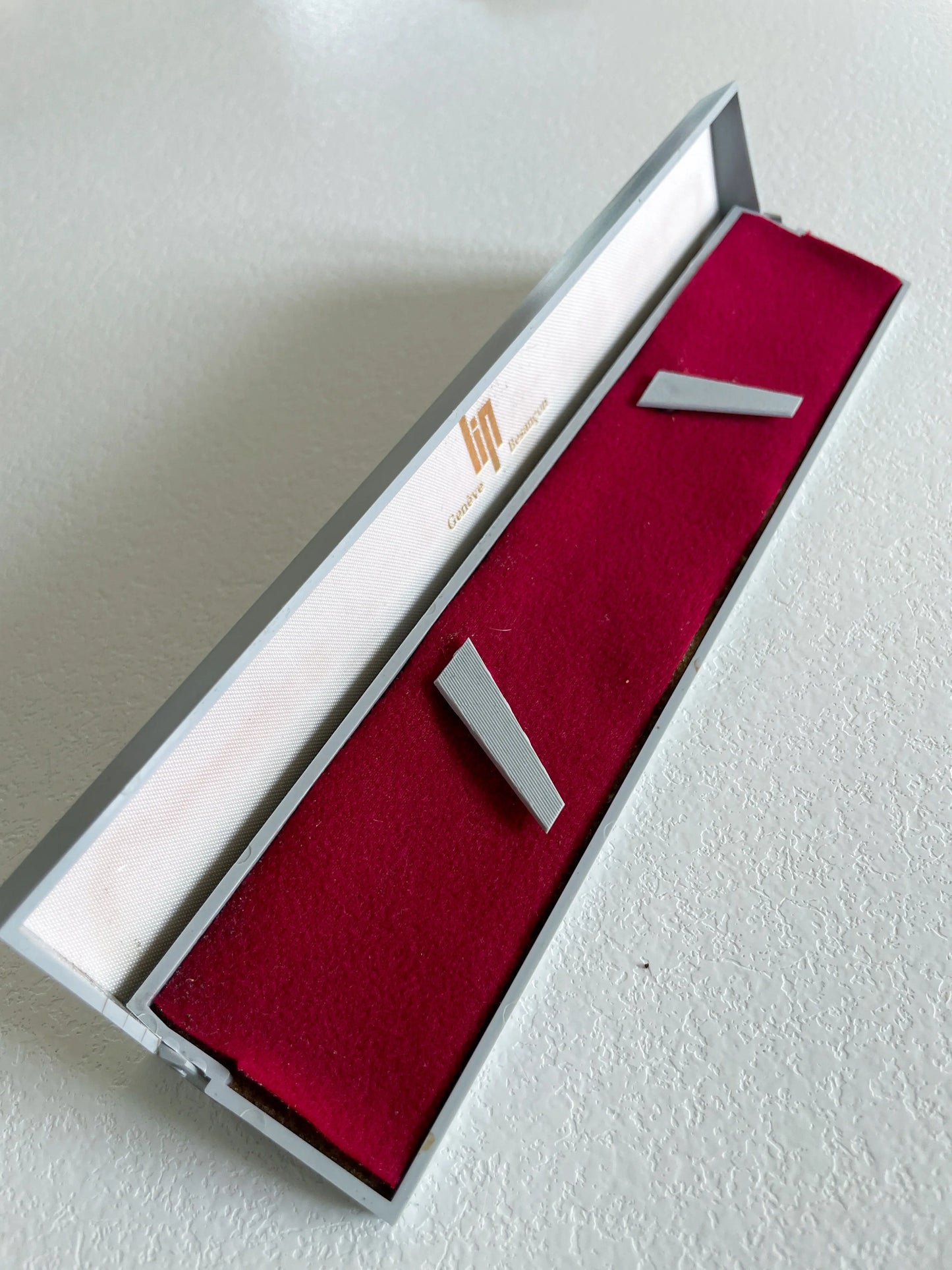LIP Genève Extra Plate + Ecrin d'origine LIP
