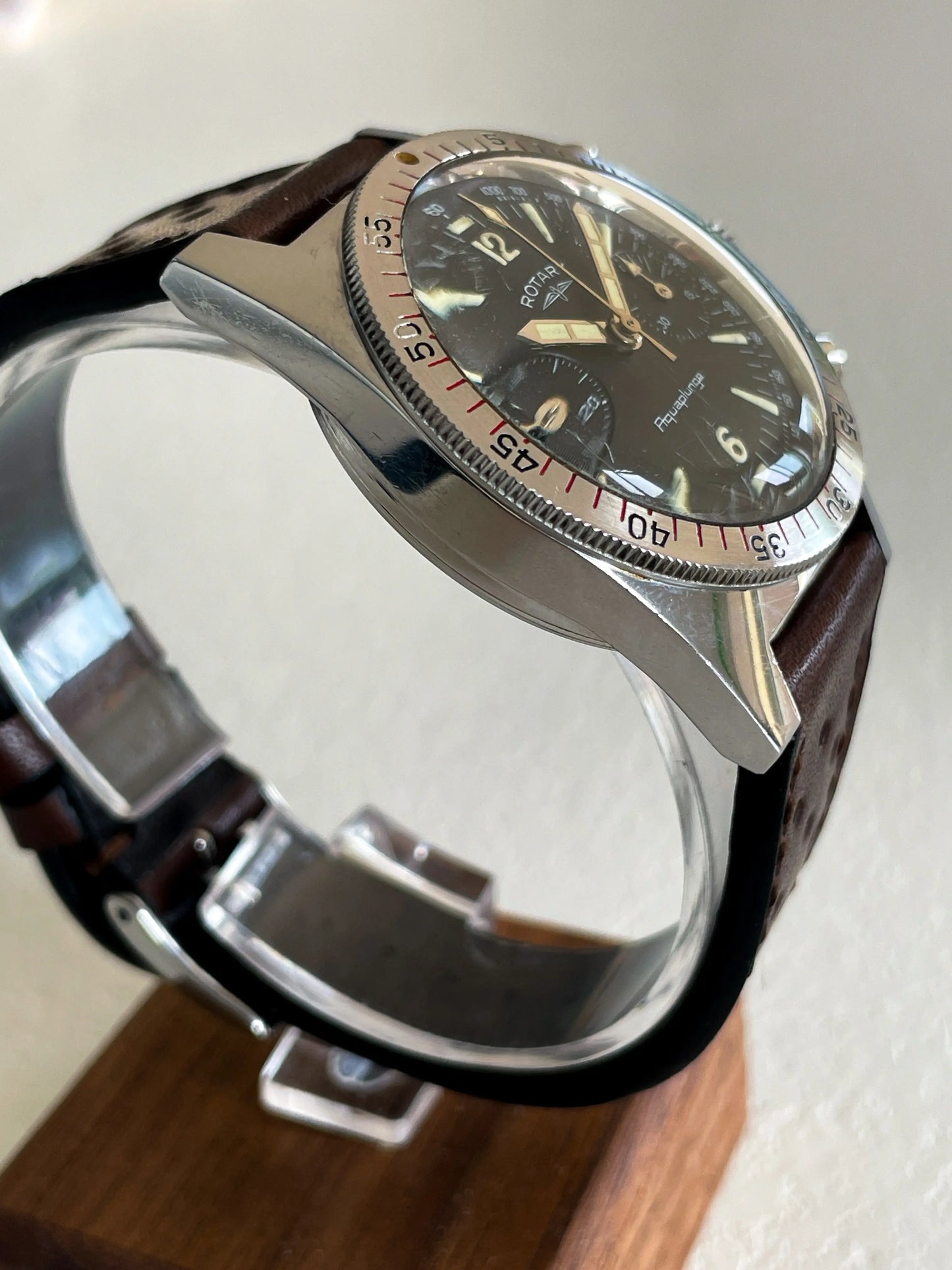 ROTARY Aquaplunge All Black Chronos 10-20 ATM - DropAndWatch
