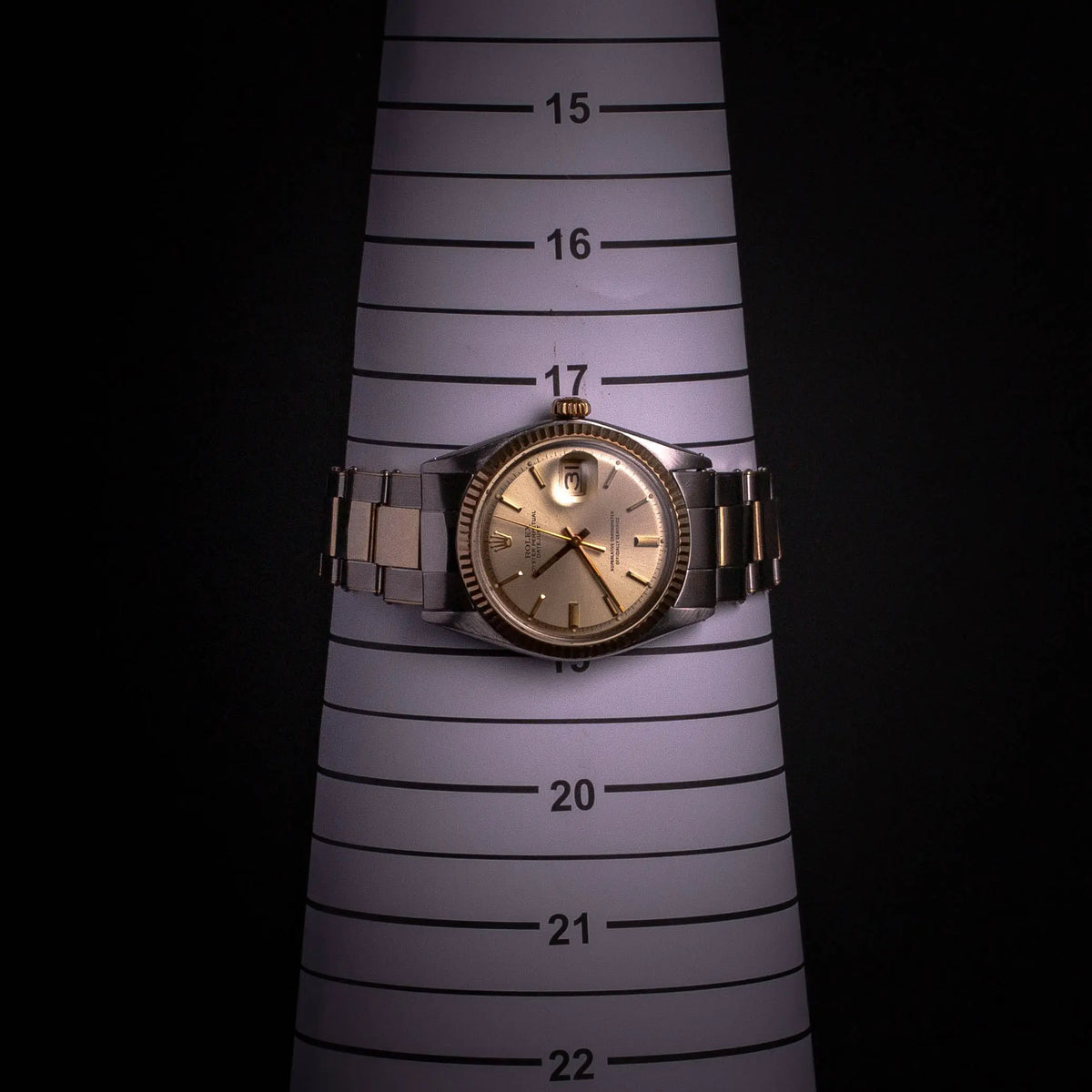 Rolex Datejust 1601 Or et Acier - Bracelet à rivets