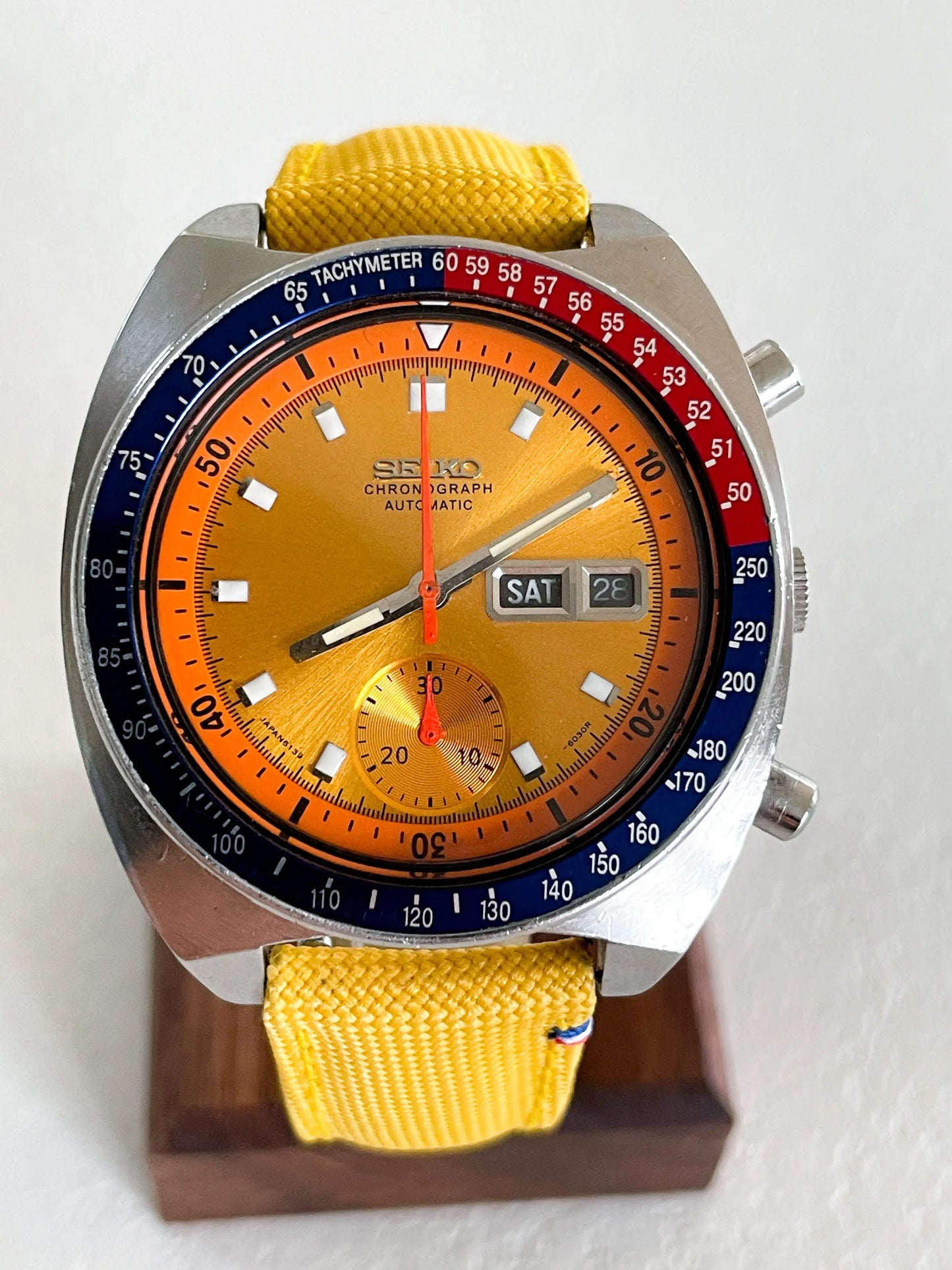 SEIKO POGUE 6139-6002 Révisée & Restaurée + Bracelet Avel&Men SEIKO