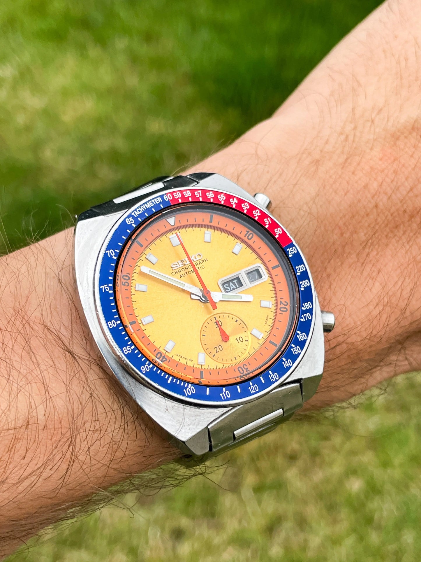 SEIKO POGUE 6139-6002 Révisée & Restaurée + Bracelet Avel&Men SEIKO