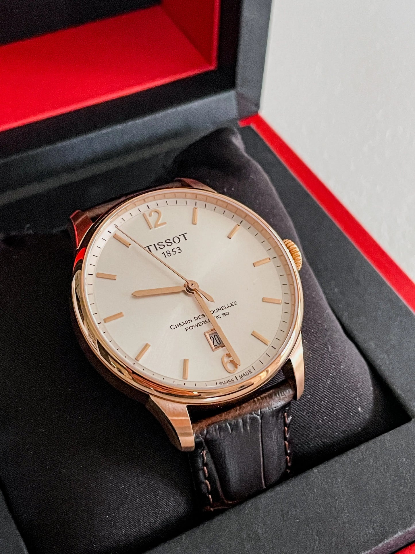 TISSOT Chemin Des Tourelles Powermatic80 FULLSET - DropAndWatch