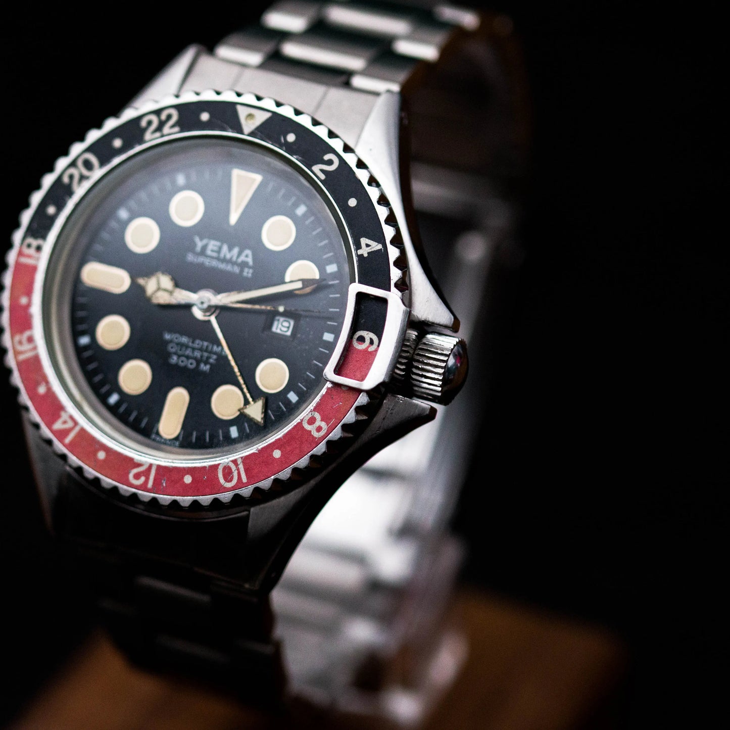 YEMA Superman II Worldtime GMT 300M YEMA