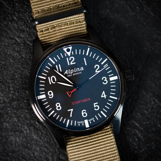 💎ALPINA Genève Startimer Pilot Nato AL-235B4FBS6 ALPINA