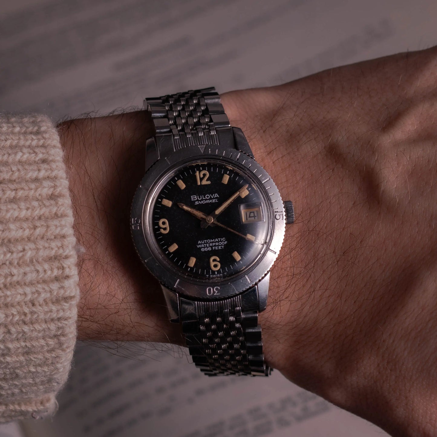 BULOVA Snorkel 666 Feet vintage BULOVA