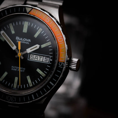 BULOVA Snorkel Automatic 666 Feet 7202-4 + Boîte BULOVA