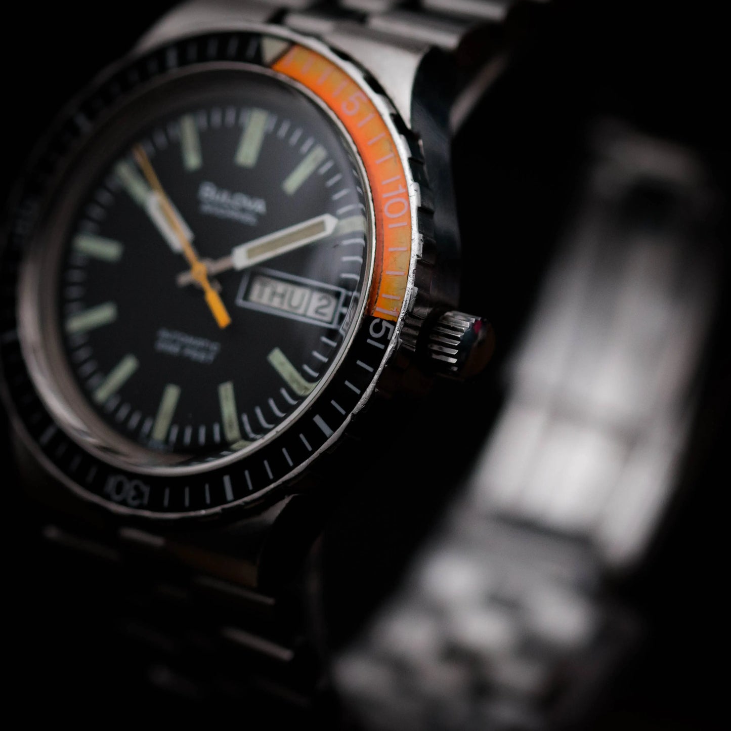 BULOVA Snorkel Automatic 666 Feet 7202-4 + Boîte BULOVA
