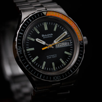 BULOVA Snorkel Automatic 666 Feet 7202-4 + Boîte BULOVA