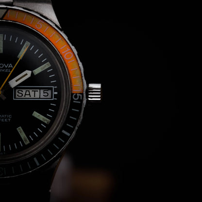 BULOVA Snorkel Automatic 666 Feet 7202-4 + Boîte BULOVA