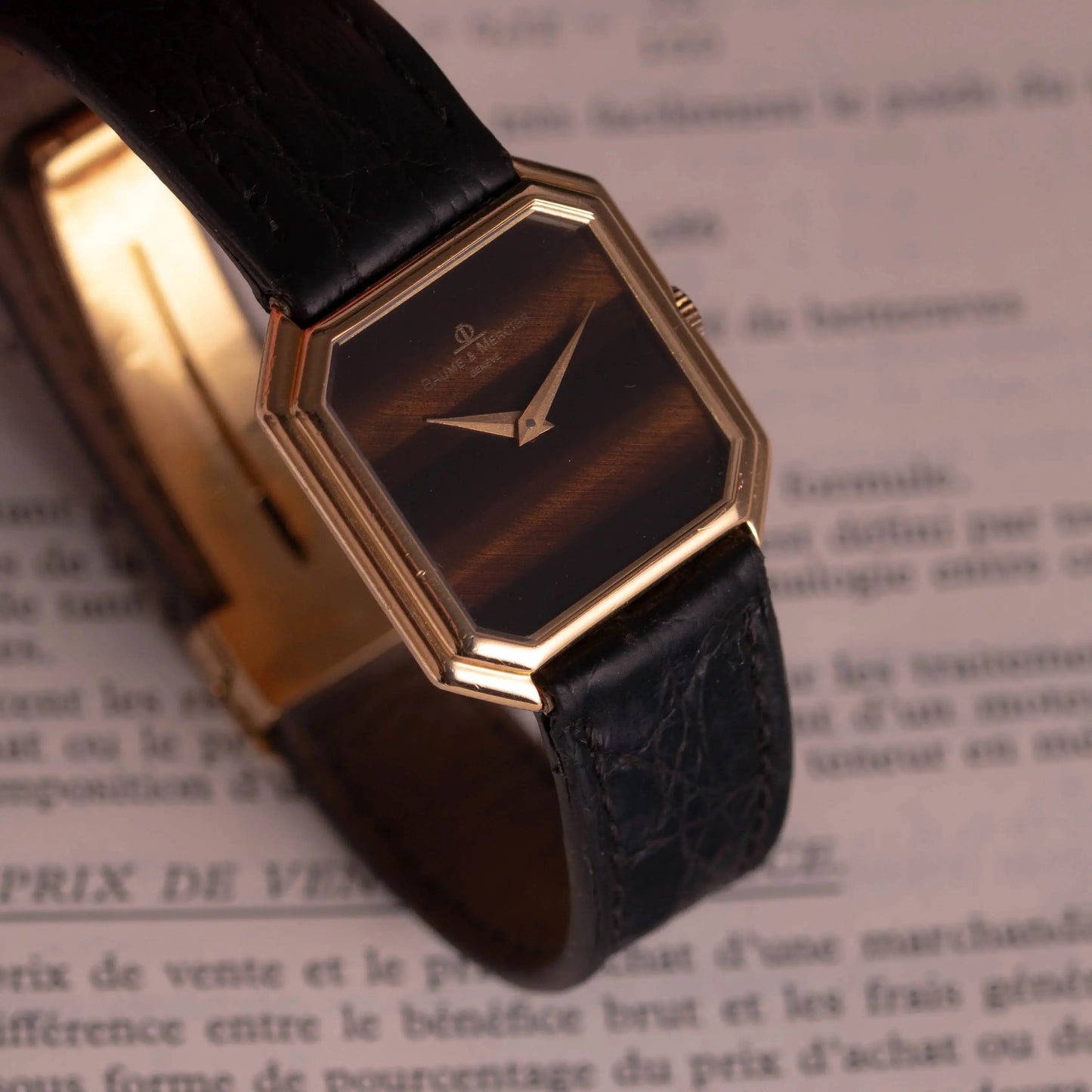 Baume Et Mercier Oeil De Tigre Or - ref. 38360 BAUME ET MERCIER