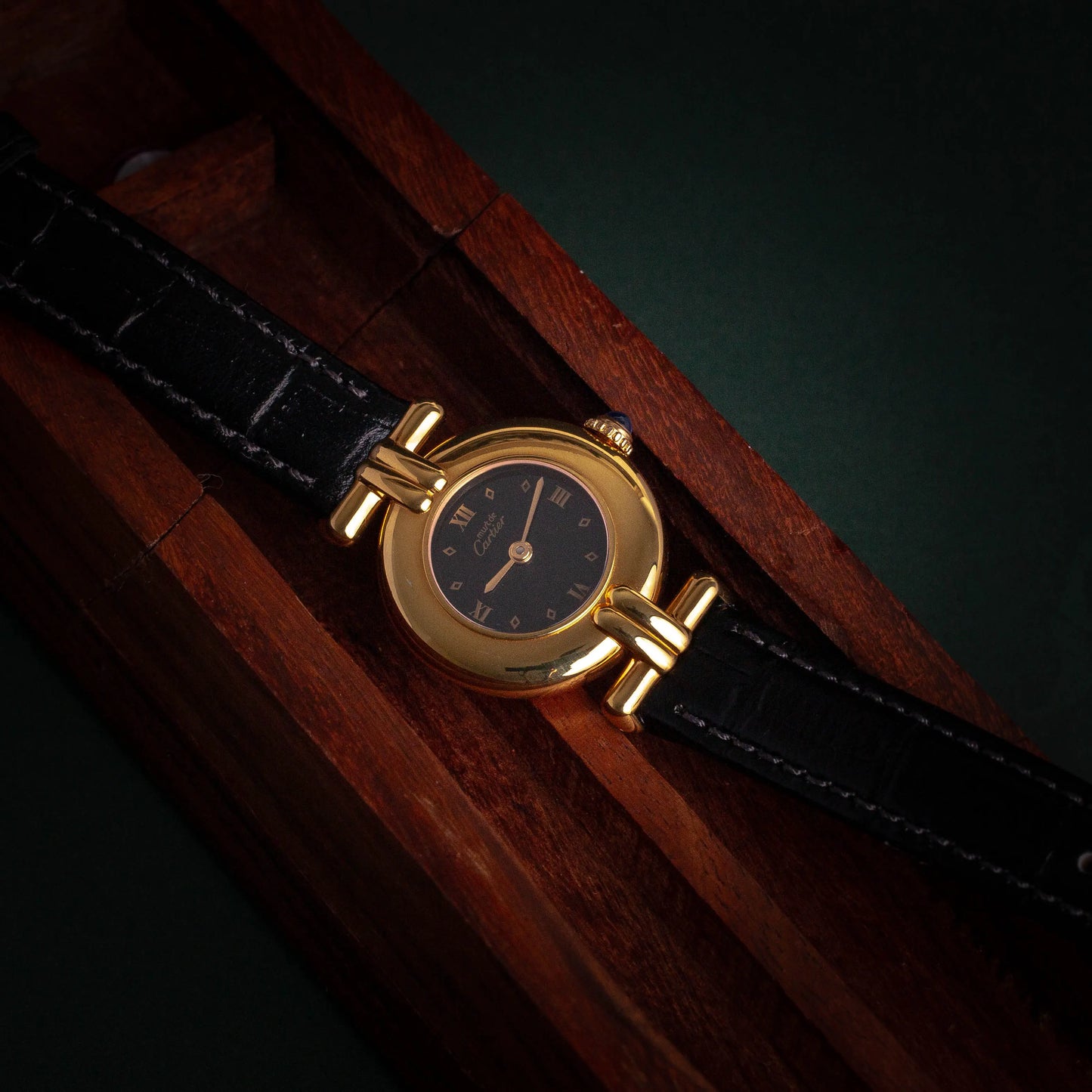CARTIER Colisée vintage Black Dial - DropAndWatch