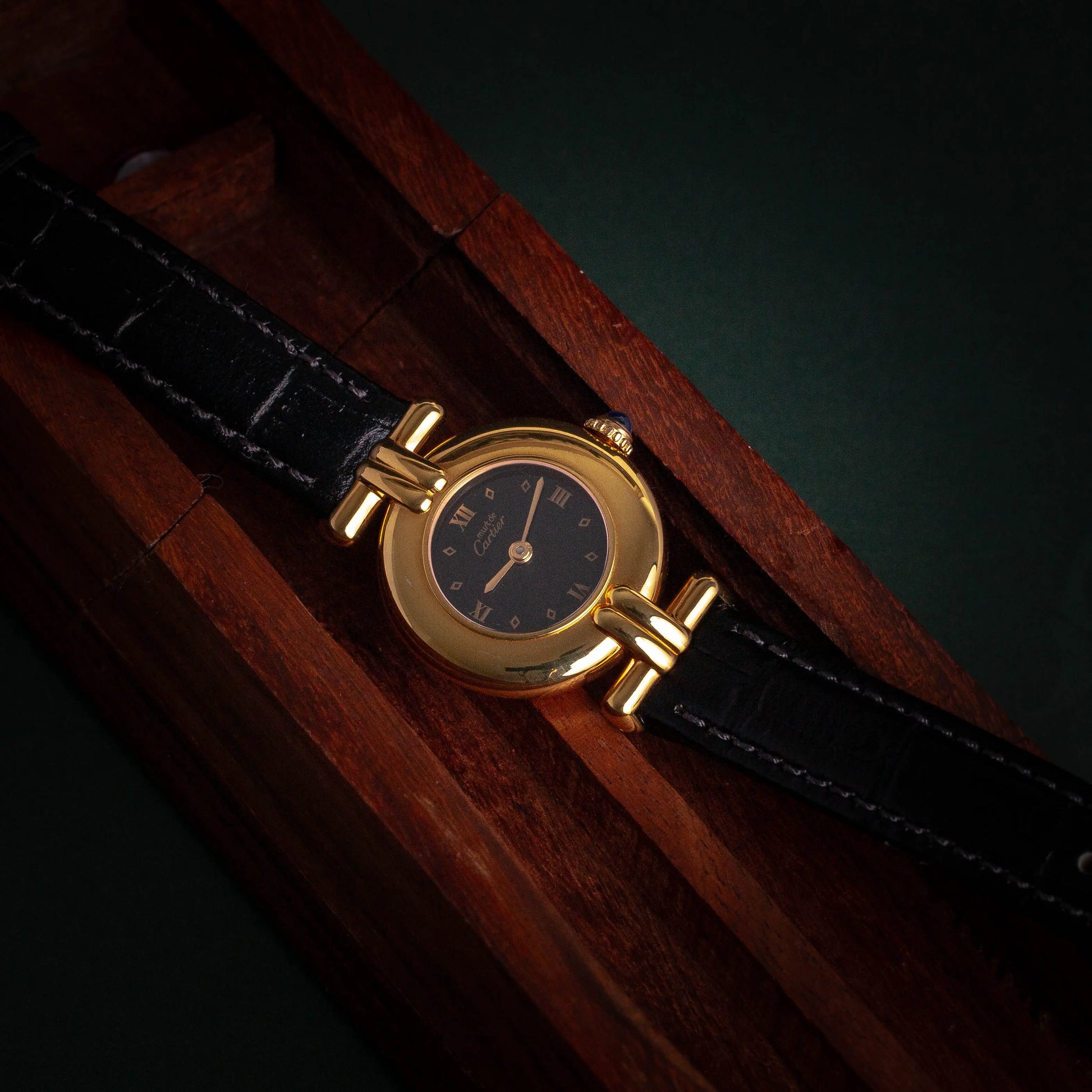 CARTIER Colisée vintage Black Dial - DropAndWatch