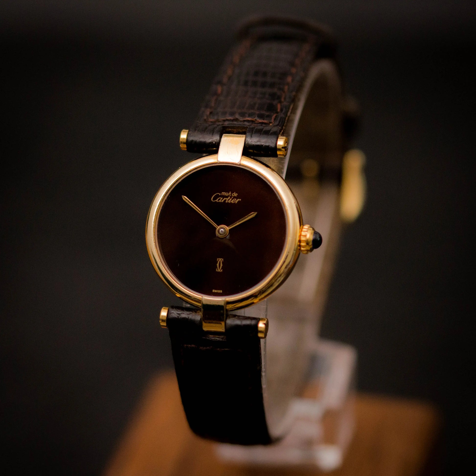 CARTIER Must De Vendôme 18 Brown Dial CARTIER