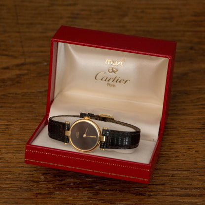 CARTIER Must De Vendôme 18 Brown Dial CARTIER