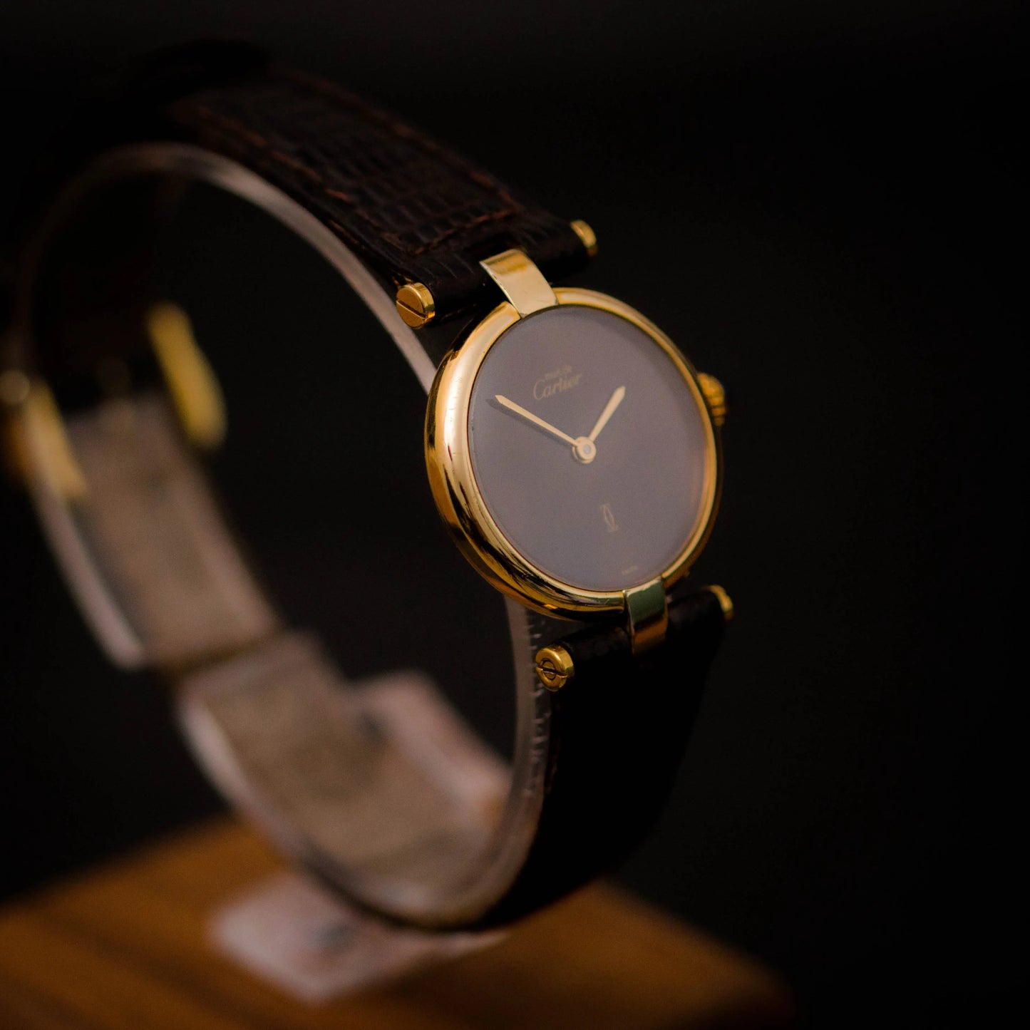 CARTIER Must De Vendôme 18 Brown Dial CARTIER