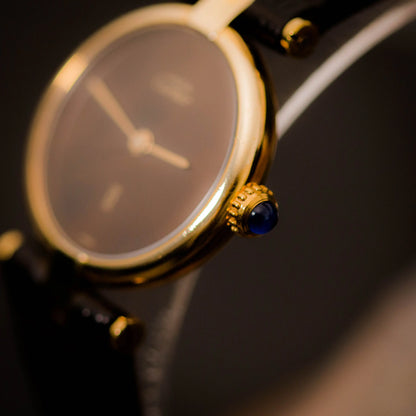 CARTIER Must De Vendôme 18 Brown Dial CARTIER