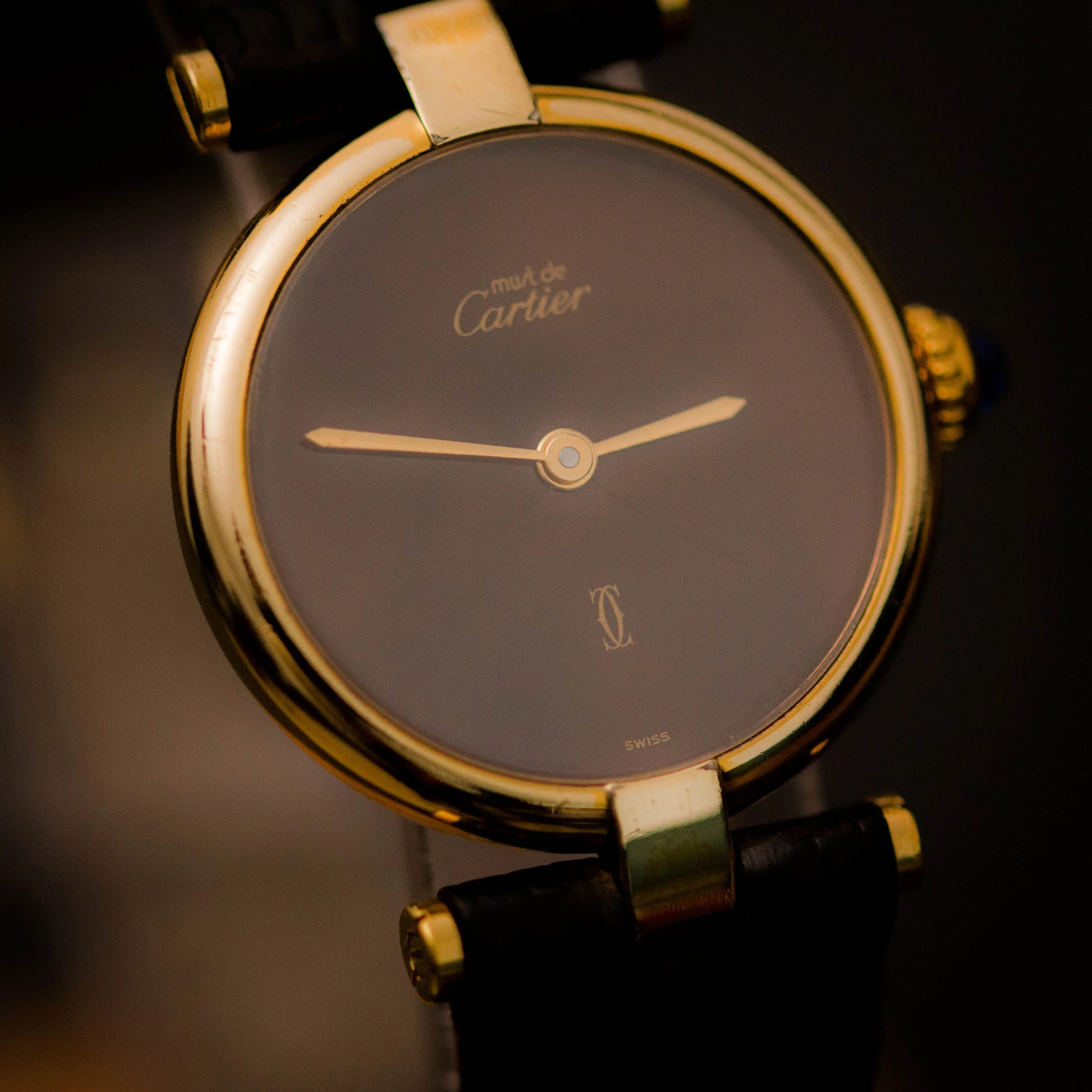 CARTIER Must De Vendôme 18 Brown Dial CARTIER