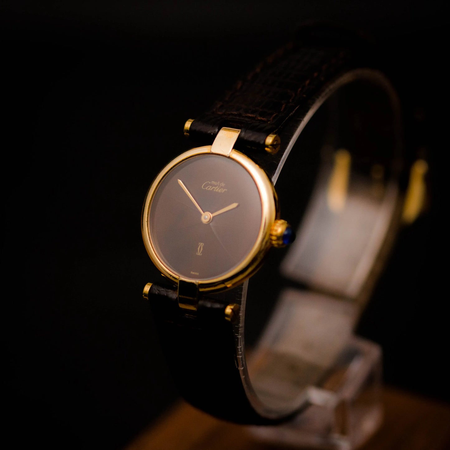 CARTIER Must De Vendôme 18 Brown Dial CARTIER