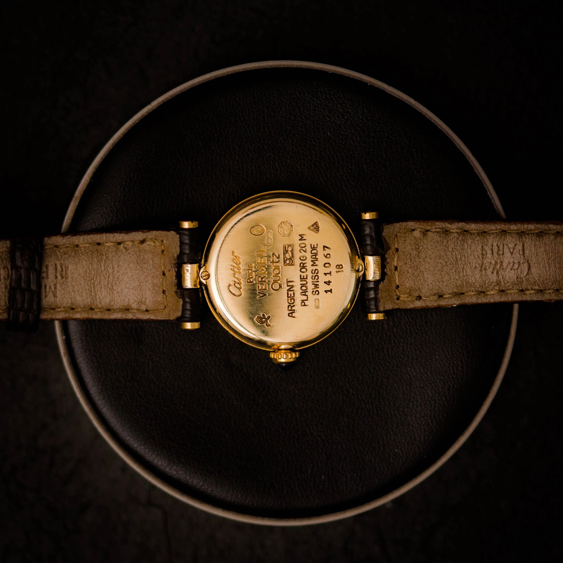 CARTIER Must De Vendôme 18 Brown Dial CARTIER