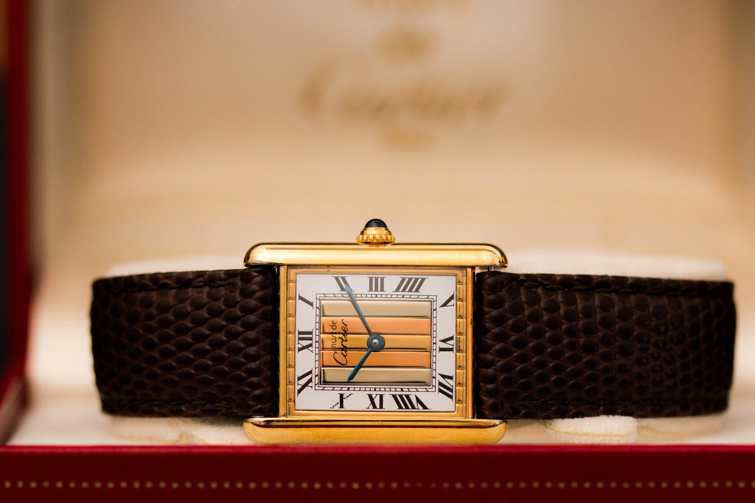 CARTIER Must Tank Trinity Dial - Full Set CARTIER