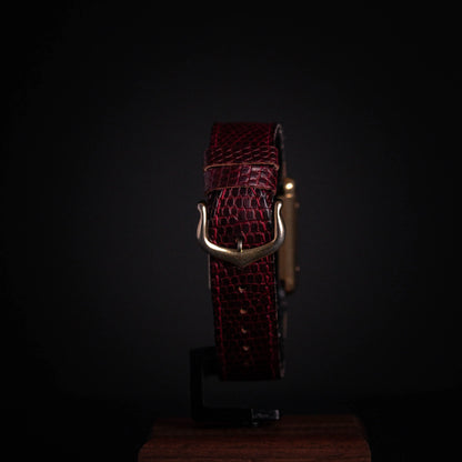 CARTIER Tank Burgundy Vintage