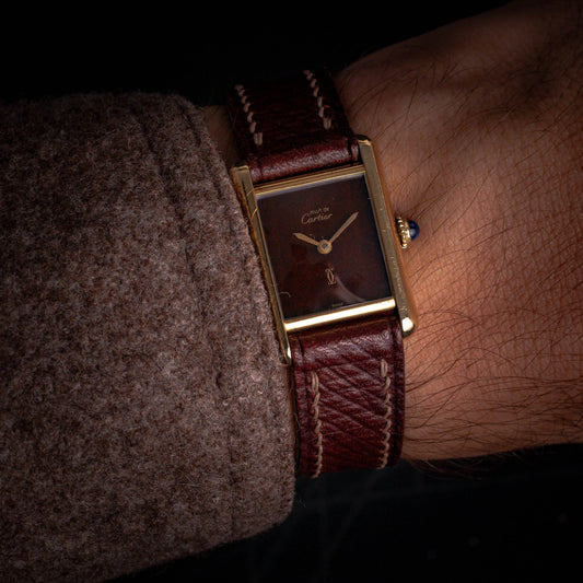 CARTIER Tank Must Brown Dial