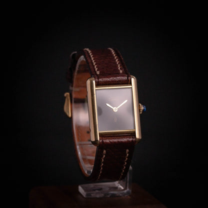 CARTIER Tank Must Brown Dial - DropAndWatch