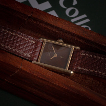 CARTIER Tank Must Brown Dial - DropAndWatch