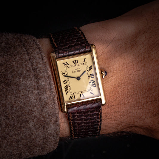 CARTIER Tank Must Grand Modèle vintage mécanique