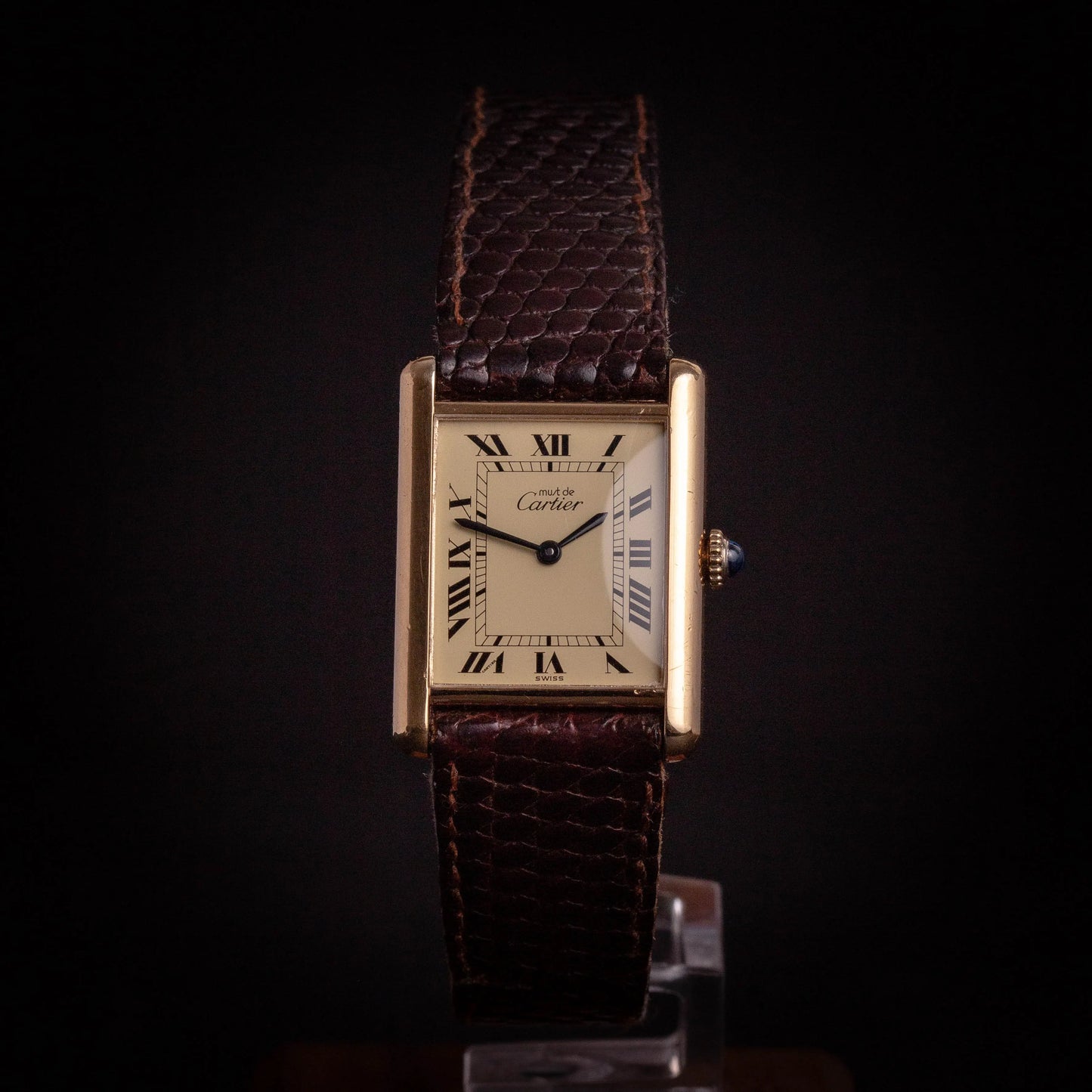 CARTIER Tank Must Grand Modèle vintage mécanique - DropAndWatch