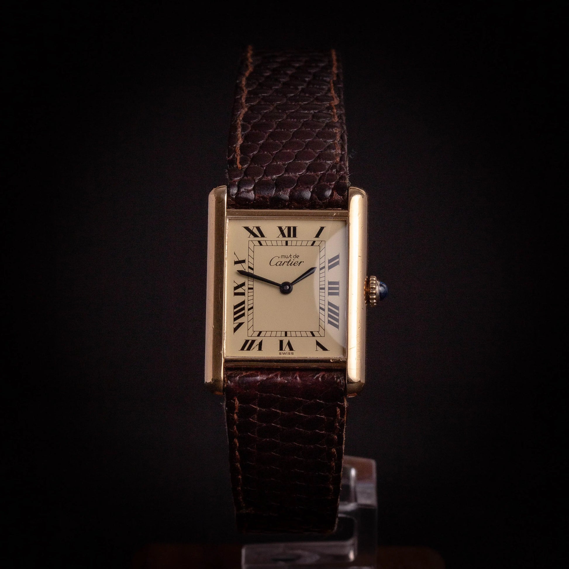 CARTIER Tank Must Grand Modèle vintage mécanique - DropAndWatch