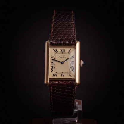 CARTIER Tank Must Grand Modèle vintage mécanique - DropAndWatch