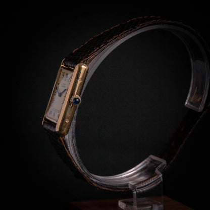 CARTIER Tank Must Grand Modèle vintage mécanique - DropAndWatch