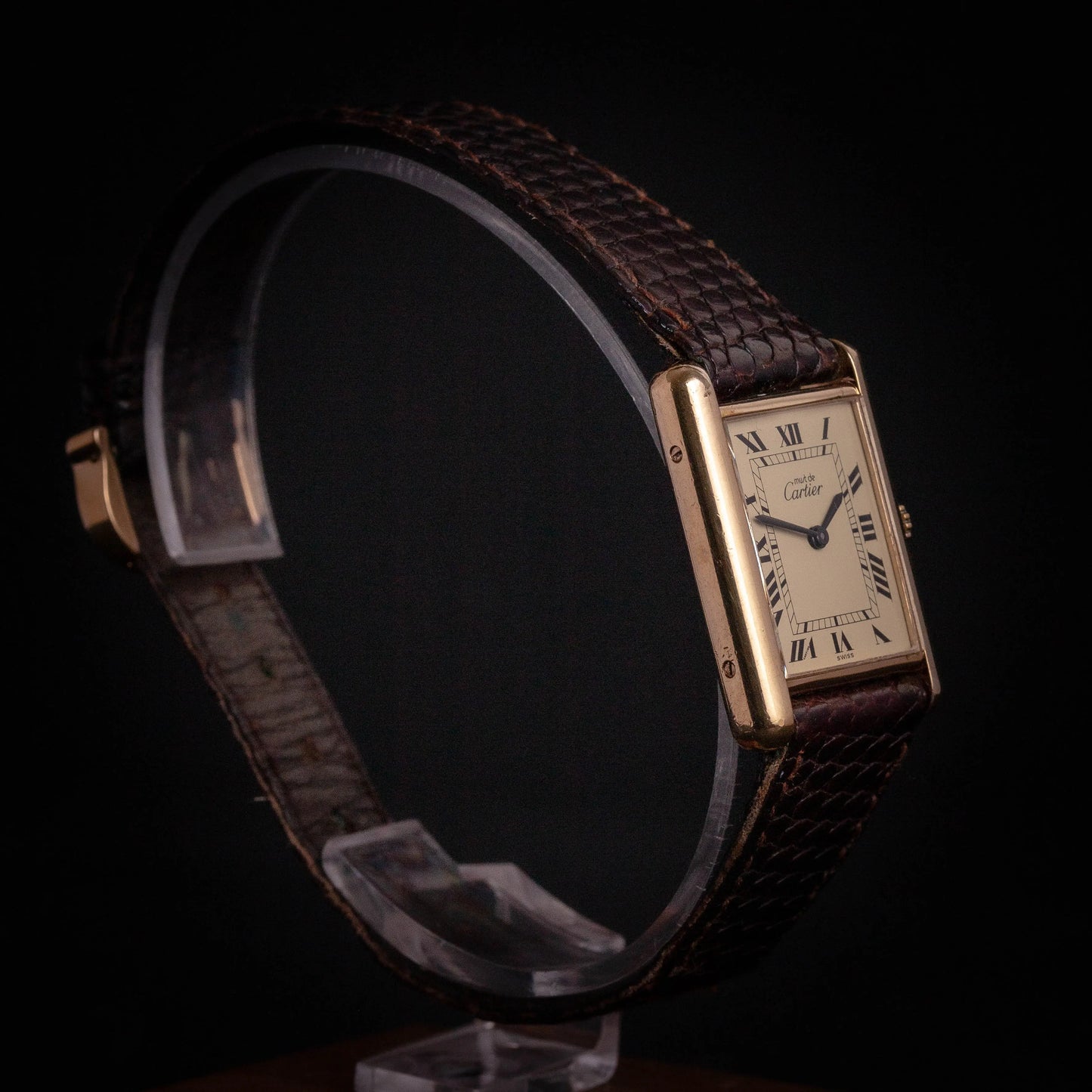 CARTIER Tank Must Grand Modèle vintage mécanique - DropAndWatch