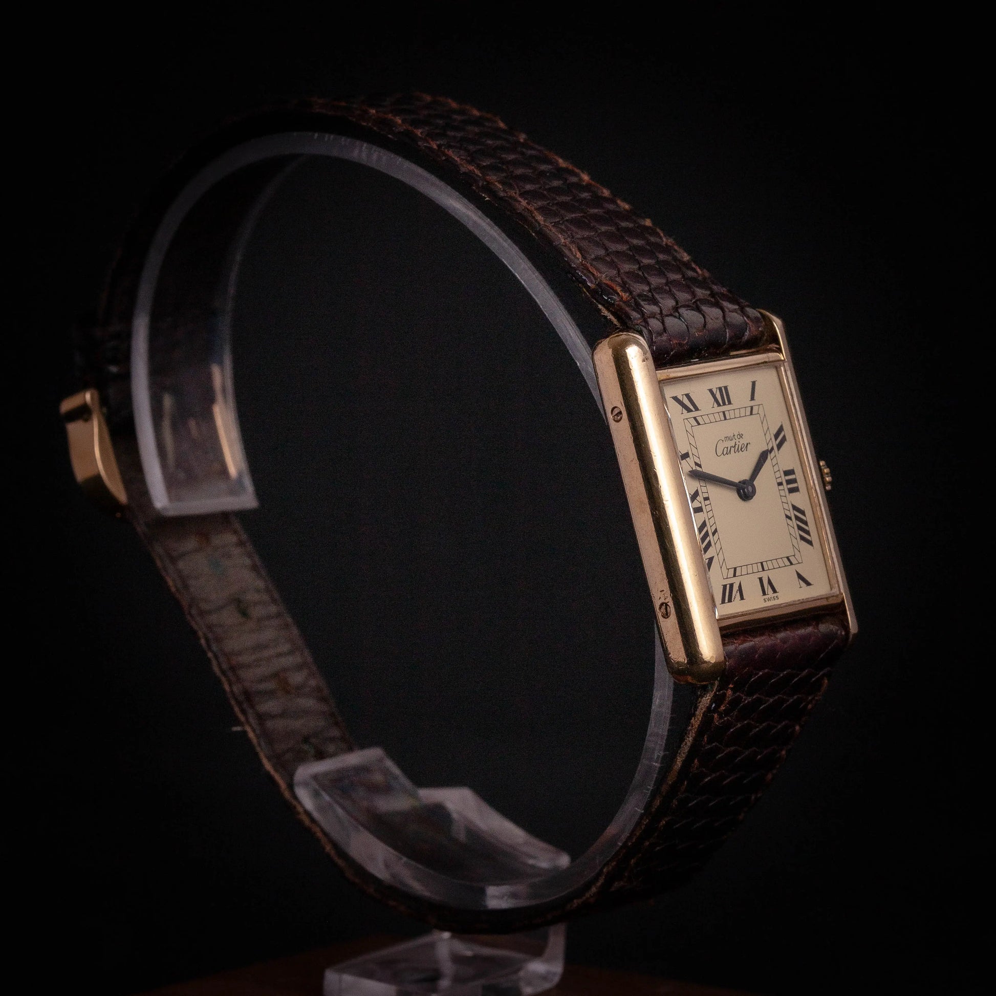 CARTIER Tank Must Grand Modèle vintage mécanique - DropAndWatch