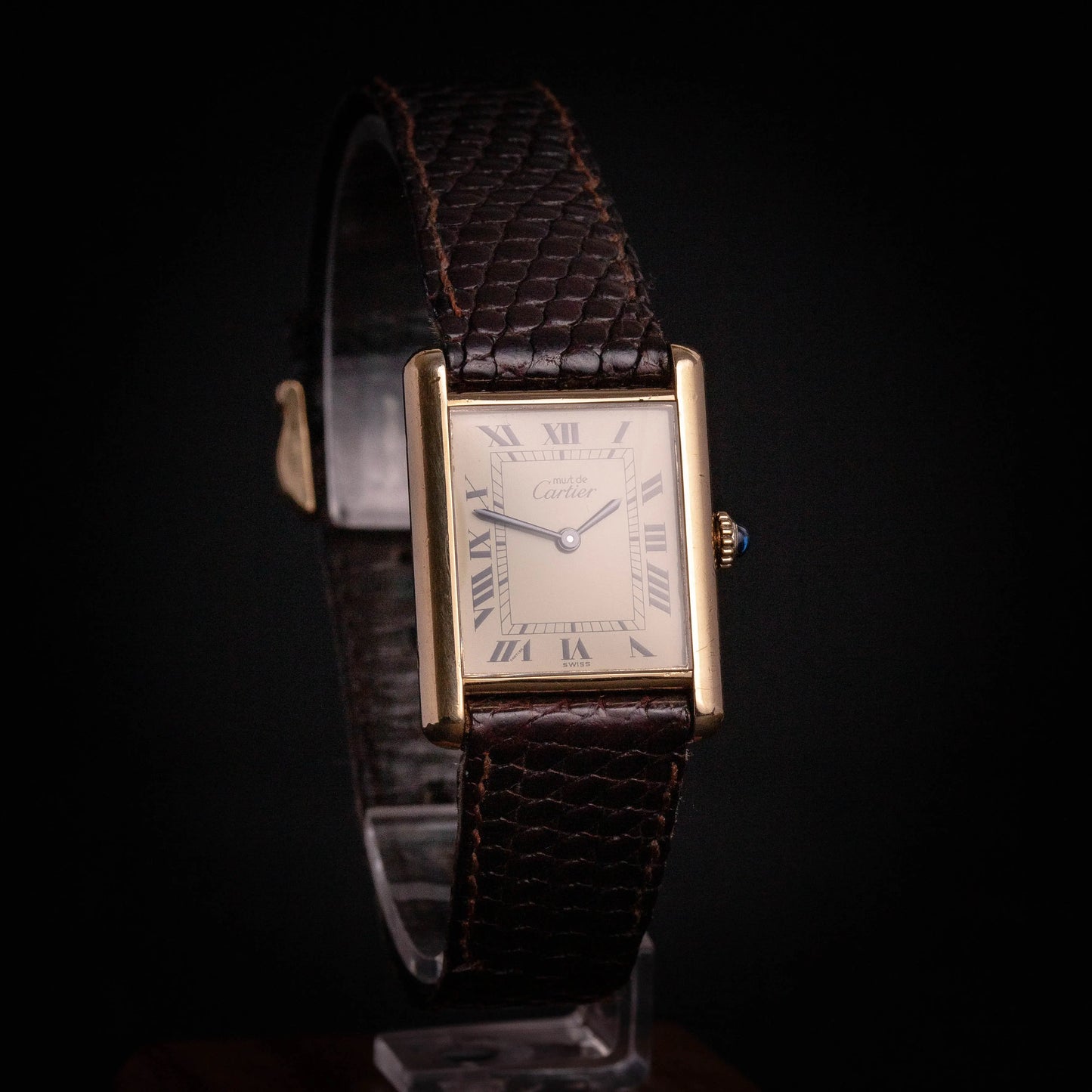 CARTIER Tank Must Grand Modèle vintage mécanique - DropAndWatch