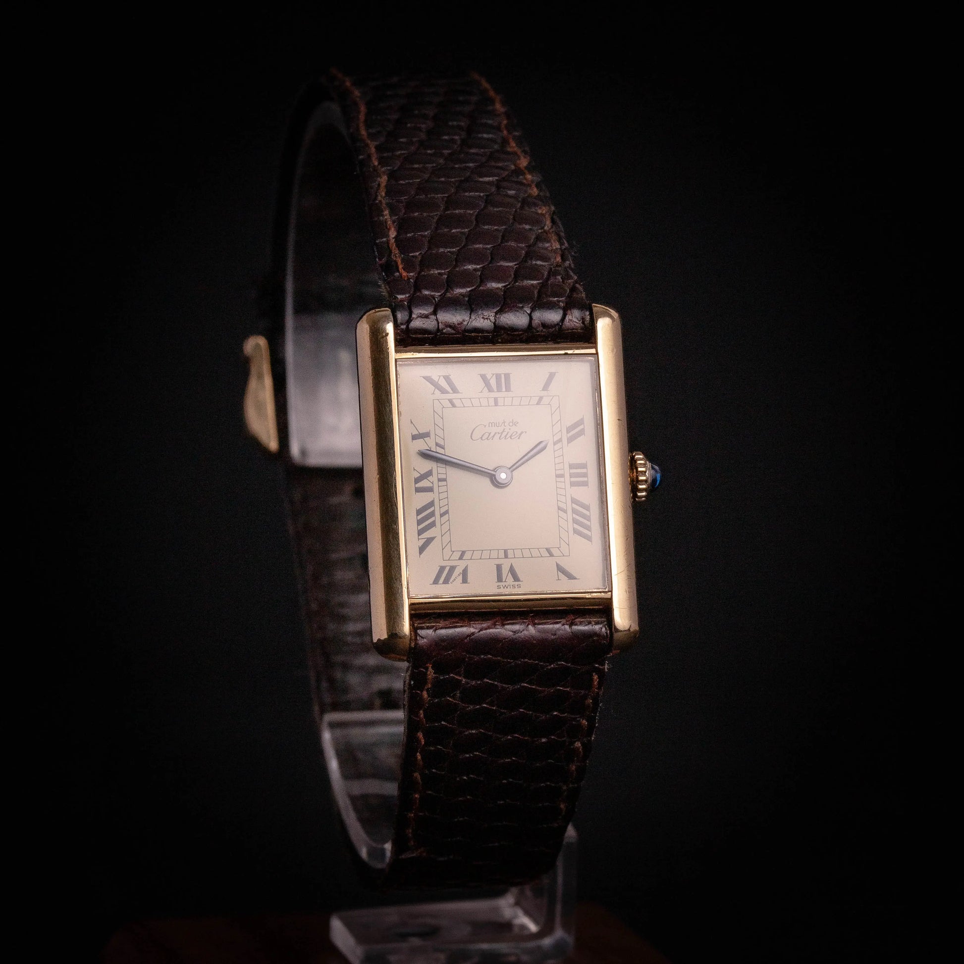 CARTIER Tank Must Grand Modèle vintage mécanique - DropAndWatch