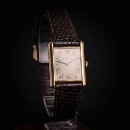CARTIER Tank Must Grand Modèle vintage mécanique - DropAndWatch