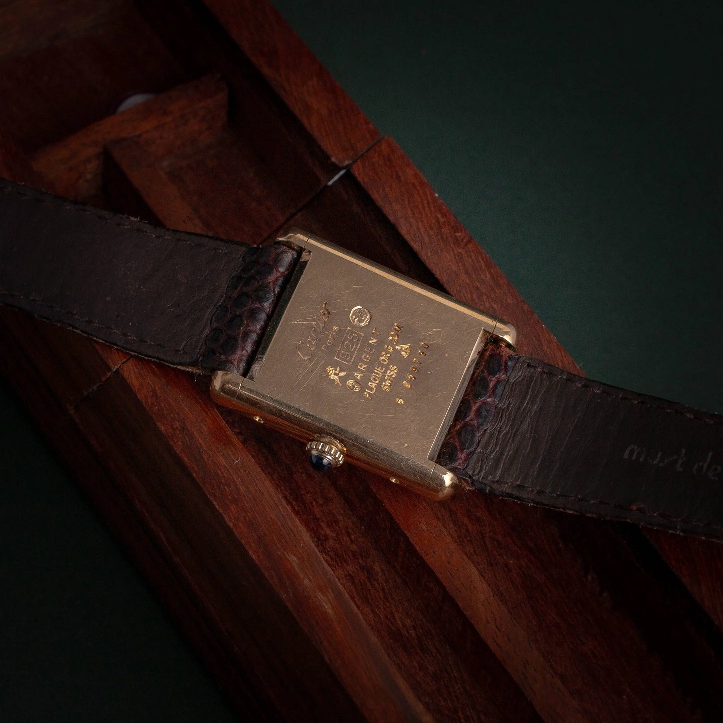 CARTIER Tank Must Grand Modèle vintage mécanique - DropAndWatch